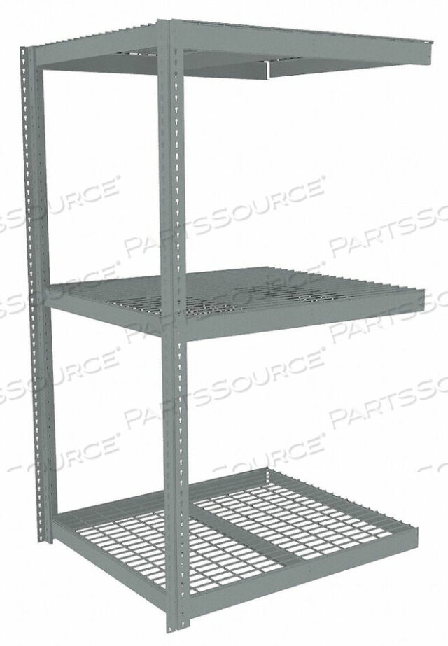 OEM#: ZLC7-4242A-3WBOLTLESS SHELVING ADD-ON 84 H GRAY by Tennsco Corp.