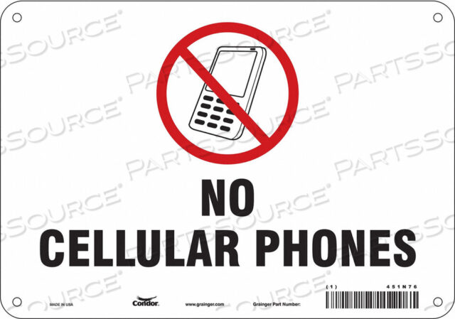 OEM#: 451N76SIGN CELL PHONE 10 W 7 H 0.055 THICK от Condor