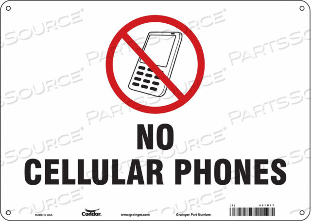OEM#: 451N77SIGN CELL PHONE 14 W 10 H 0.055 THICK от Condor