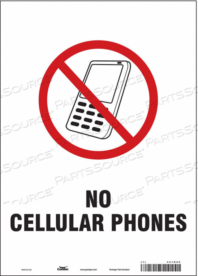 OEM#: 451N86SIGN CELL PHONE 10 W 14 H 0.004 THICK от Condor