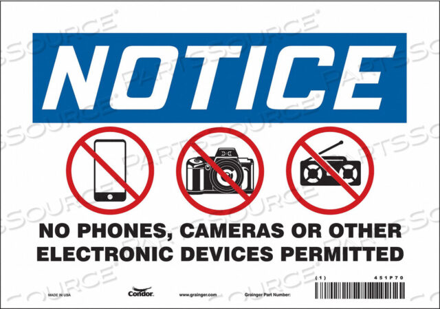 OEM#: 451P70SIGN CELL PHONE 10 W 7 H 0.004 THICK от Condor