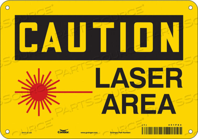 OEM#: 451P84LASER WARNING 10 W 7 H 0.032 THICK от Condor