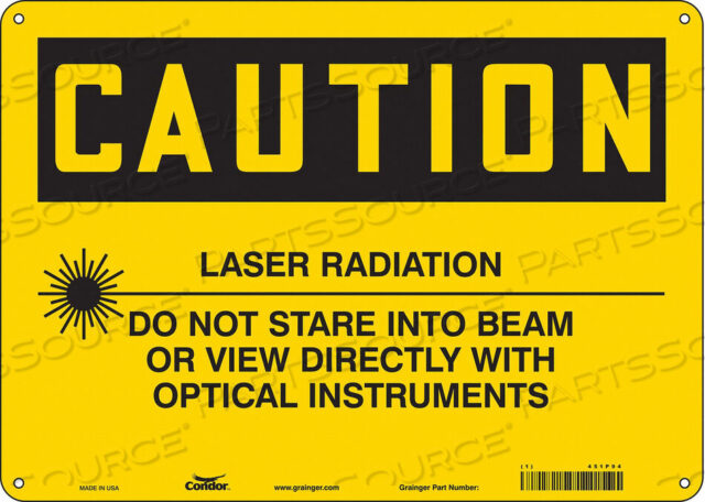 OEM#: 451P94LASER WARNING 14 W 10 H 0.055 THICK от Condor