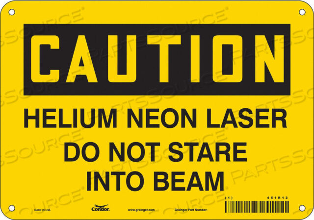 OEM#: 451R12LASER WARNING 10 W 7 H 0.055 THICK от Condor