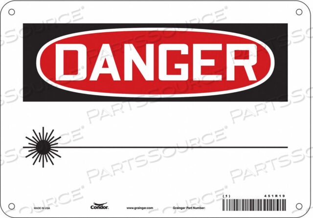 OEM#: 451R19LASER WARNING 10 W 7 H 0.055 THICK от Condor