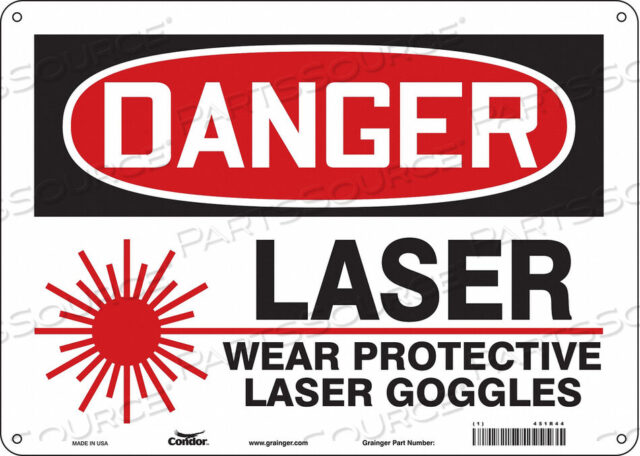 OEM#: 451R44LASER WARNING 14 W 10 H 0.032 THICK от Condor