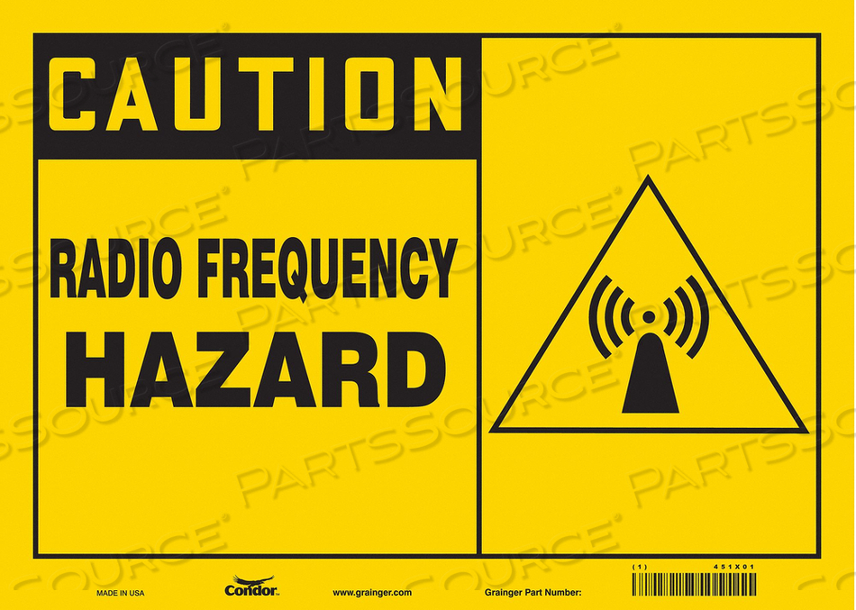 OEM#: 451X01SIGN RADIOFREQUENCY/MICROWAVE 10 H от Condor