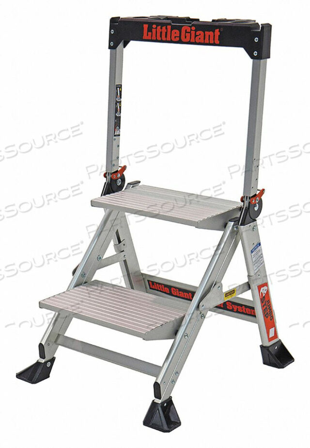 OEM#: 11902АЛЮМИНИЕВАЯ ЛЕСТНИЦА JUMBO STEP - ГРУЗОПОДЪЕМНОСТЬ 375 ФУНТОВ, 2 СТУПЕНИ от Little Giant