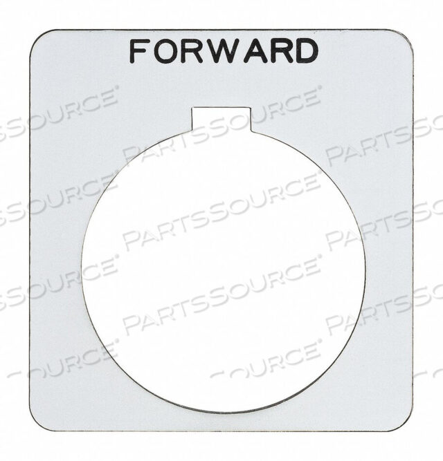 OEM#: 9001KN206WPLEGEND PLATE SQUARE FORWARD WHITE от APC / American Power Conversion