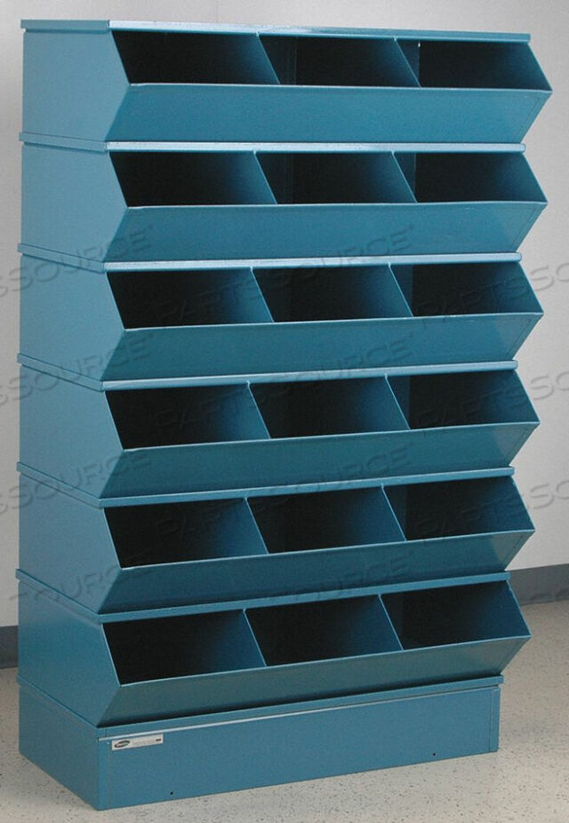 OEM#: 3-418SSBСЕКЦИОННЫЙ БЛОК КОНТЕЙНЕРОВ 18 СИНИЙ 59-1/4 ДЮЙМА H от Stackbin Corporation