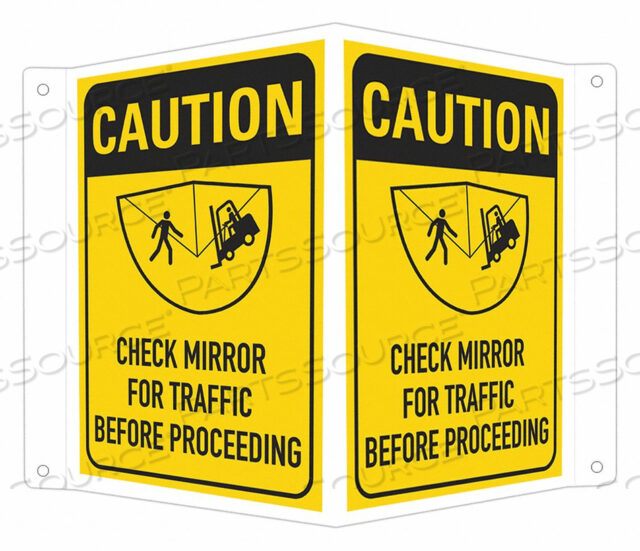 SAFETY SIGN 12-1/4 W 10 H 0.040 THICK