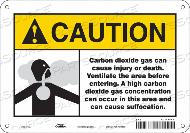 CHEMICAL SIGN 10 W 7 H 0.060 THICKNESS
