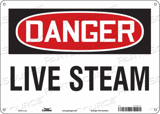 CHEMICAL SIGN 14 W 10 H 0.060 THICK