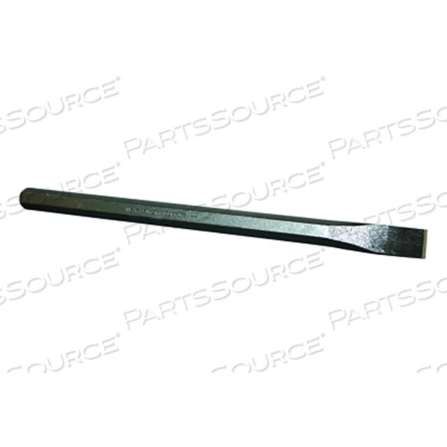 OEM#: 10207EXTRA LONG COLD CHISEL, 12 IN LONG, 1/2 IN CUT WIDTH, BLACK OXIDE by Mayhew