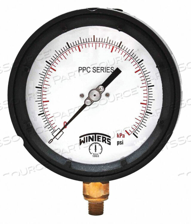 OEM#: PPC5082WBWGAUGE 4-1/2 РАЗМЕР ЦИФЕРБЛАТА СОЕДИНЕНИЕ MNPT от Winters Instruments