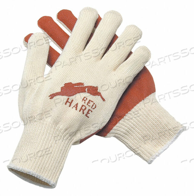 OEM#: 9670LCOATED GLOVES 3/4 DIP L 10 PK12 by MCR Safety