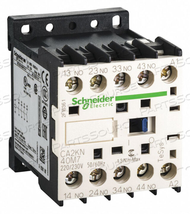 OEM#: CA2KN40M7РЕЛЕ УПРАВЛЕНИЯ 600 В переменного тока 10 А IEC + ОПЦИИ от APC / American Power Conversion