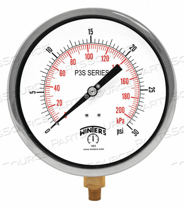 OEM#: P3S6084МАНОМЕТР 6 РАЗМЕР ЦИФЕРБЛАТА ЧЕРНЫЙ от Winters Instruments