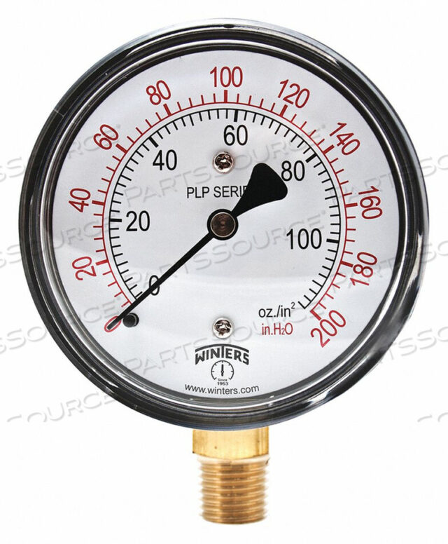 OEM#: PLP303МАНОМЕТР 2-1/2 РАЗМЕР ЦИФЕРБЛАТА ЧЕРНЫЙ от Winters Instruments
