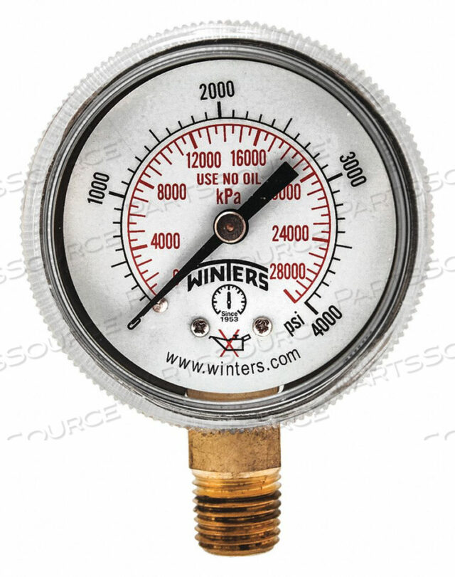 OEM#: PWL2732МАНОМЕТР 2 РАЗМЕР ЦИФЕРБЛАТА ЛАТУНЬ от Winters Instruments