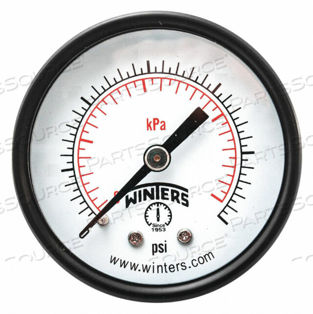 OEM#: PEM3412МАНОМЕТР 2-1/2 РАЗМЕР ЦИФЕРБЛАТА ЧЕРНЫЙ от Winters Instruments