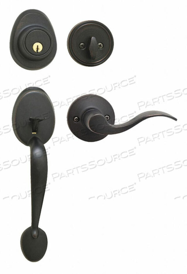 OEM#: HDLWLLH0612PKA4LEVER LOCKSET СТАРЕНАЯ БРОНЗА ВОЛНА от Master Lock