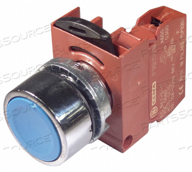 H7078 КНОПКА БЕЗ ПОДСВЕТКИ СИНЯЯ
