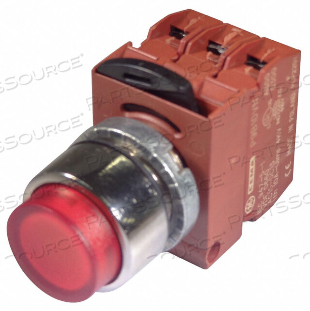 H7058 КНОПКА С ПОДСВЕТКОЙ 22 ММ КРАСНАЯ 24 В AC/DC