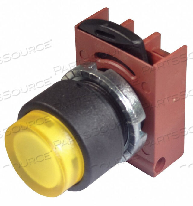 ILLUM PUSH BUTTON OPERATOR 22MM YELLOW