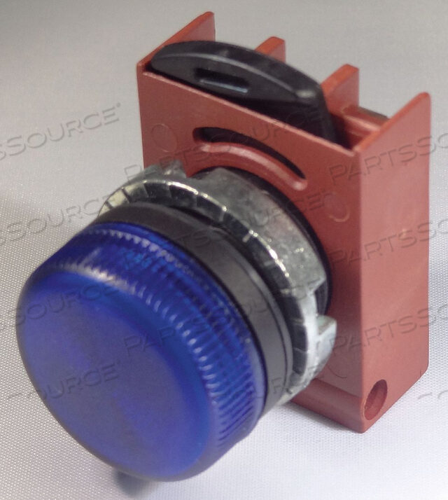 PILOT LIGHT HEAD BLUE DIFFUSED LED