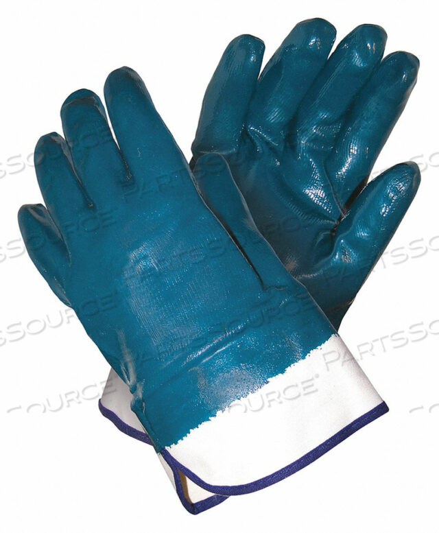 OEM#: 97961LDIPPED NITRILE, ПОЛНОЕ ПОКРЫТИЕ, ФЛИСОВАЯ ПОДКЛАДКА, БЕЗОПАСНАЯ МАНЖЕТА, ANSI PUNCTURE 2, ИСТИРАНИЕ 3 от MCR Safety