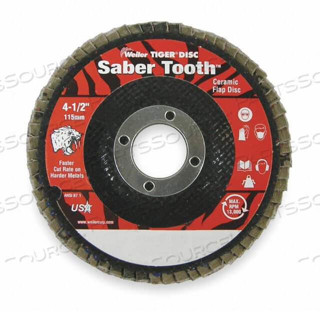 OEM#: 98107H7335 ДИСК ЛЕПЕСТКОВЫЙ 4-1/2 36 EXTRA COARSE от Weiler
