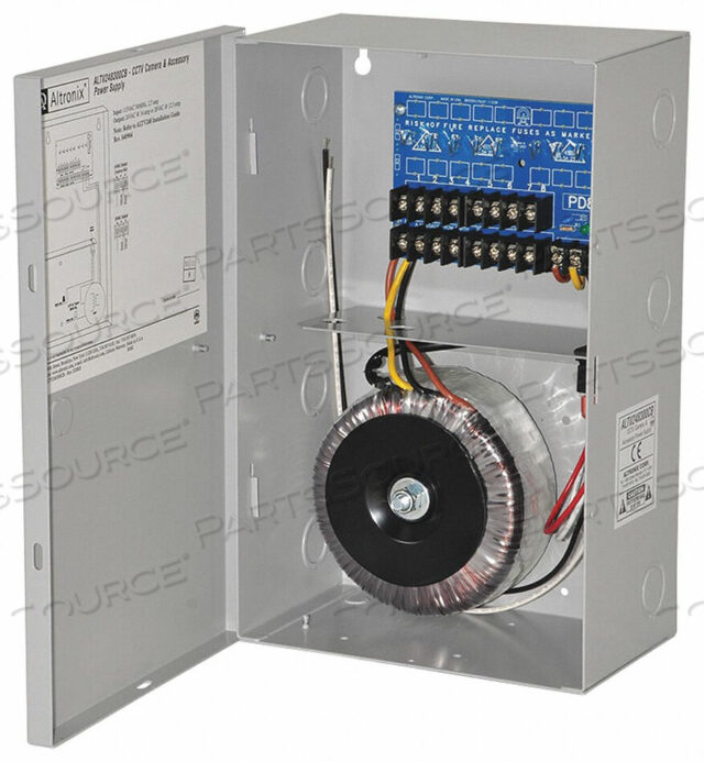OEM#: ALTV248300CBPИТОЧНЫЙ БЛОК ПИТАНИЯ 8PTC 24 В переменного тока @ 14 А от Altronix Corporation