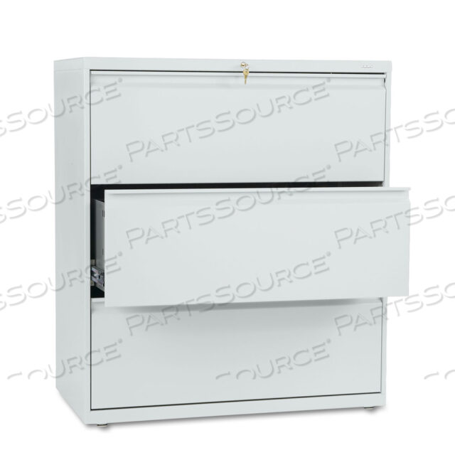 БОКОВАЯ ПАПКА BRIGADE 800 SERIES, 3 ЯЩИКА ДЛЯ ПАП ФОРМАТА LEGAL/LETTER, СВЕТЛО-СЕРАЯ, 36 X 18 X 39,13