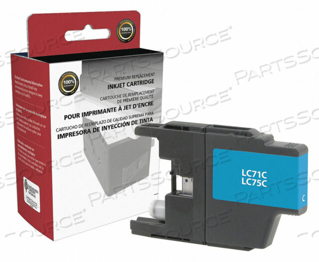OEM#: CIG-LC75CINK КАРТРИДЖ ЦВЕТНОЙ, ВОССТАНОВЛЕННЫЙ Clover