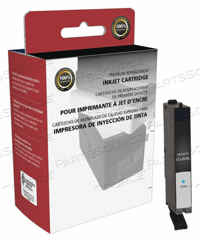 OEM#: CIG-6449B001INK CARTRIDGE CYAN ВОССТАНОВЛЕННЫЙ Clover