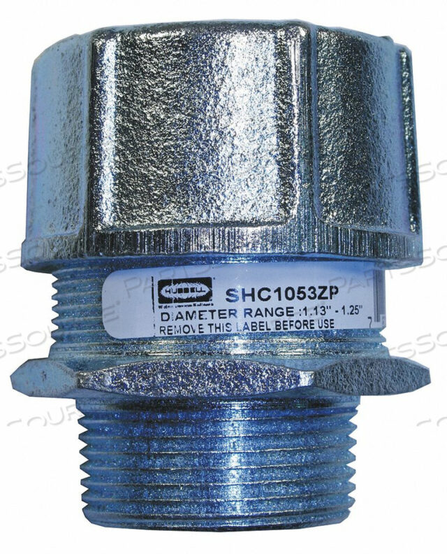 OEM#: SHC1053ZPLQD TIGHT CONN 1.13-1.25 STRT 1 CORD от Hubbell Incorporated, Wiring Device-Kellums