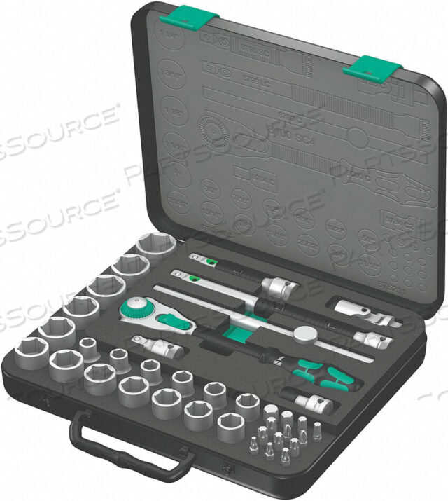 OEM#: 05003647001 НАБОР ТОРЦЕВЫХ КЛЮЧЕЙ SAE 1/2 IN DR 38 шт от Wera