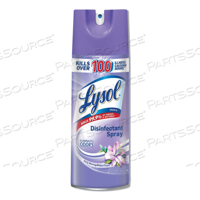 OEM#: 19200-80833ДЕЗИНФИЦИРУЮЩИЙ СПРЕЙ, EARLY MORNING BREEZE, АЭРОЗОЛЬНЫЙ СПРЕЙ 12,5 УНЦИЙ, 12/КОРОБКА от Lysol