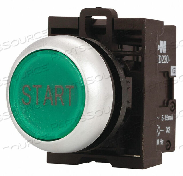 OEM#: M22-DRH-X-SRGMTN MUSHROOM PB RED BUTTONLESS от Eaton