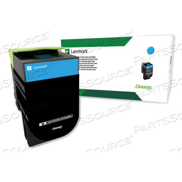 OEM#: 80C0HCG80C0HCG ПРОГРАММА ВОЗВРАТА ТОНЕР ВЫСОКОЙ ЕМКОСТИ, РЕСУРС 3000 СТРАНИЦ, ГОЛУБОЙ, СООТВЕТСТВУЕТ TAA от Lexmark