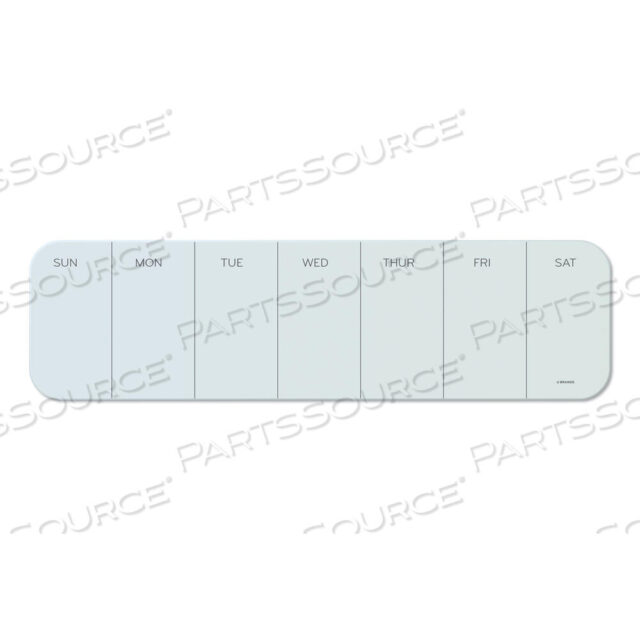 OEM#: 3688U00-01CUBICLE GLASS DRY ERASE ONE WEEK CALENDAR DOWNLOAD, 20 X 5.5, БЕЛЫЙ от U Brands