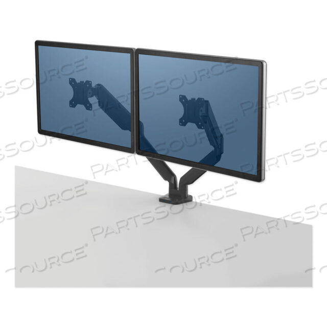 OEM#: 8042501КРОНШТЕЙН ДЛЯ ДВУХ МОНИТОРОВ СЕРИИ PLATINUM ДЛЯ 27 МОНИТОРОВ, ВРАЩЕНИЕ НА 360 ГРАДУСОВ, НАКЛОН +85 ГРАДУСОВ/-20 ГРАДУСОВ, ПАНОРАМИРОВАНИЕ НА 360 ГРАДУСОВ, ЧЕРНЫЙ, ПОДДЕРЖИВАЕТ ГРУЗ 20 ФУНТОВ от Fellowes