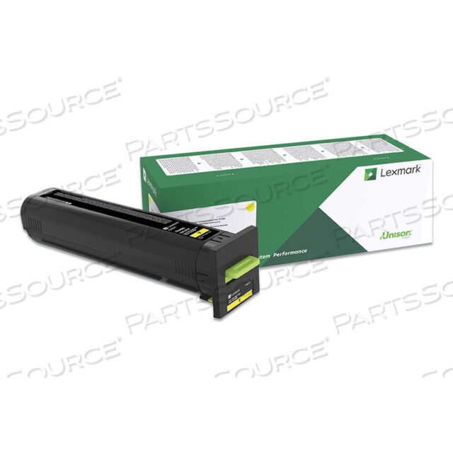 OEM#: 82K0HYG82K0HYG ПРОГРАММА ВОЗВРАТА ТОНЕР ВЫСОКОЙ ЕМКОСТИ, РЕСУРС 17 000 СТРАНИЦ, ЖЕЛТЫЙ от Lexmark