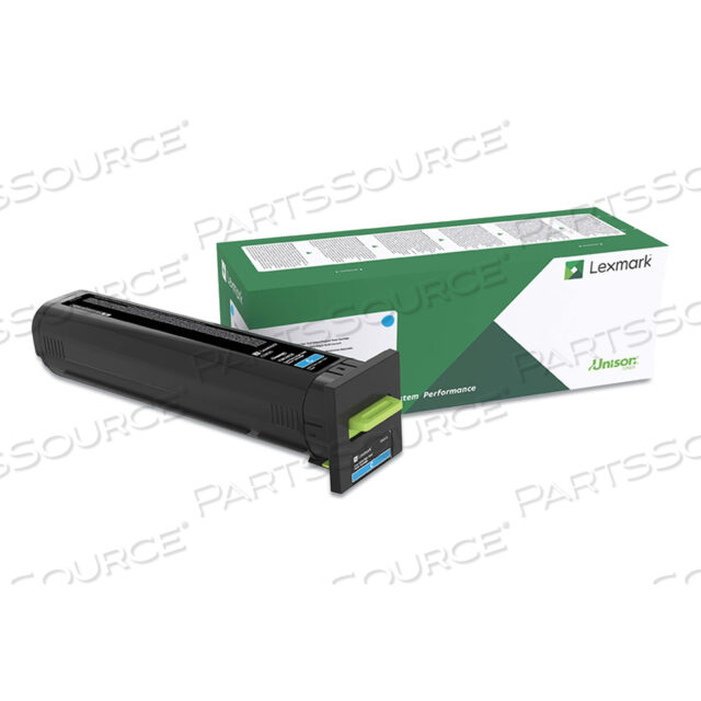 OEM#: 82K0XCG82K0XCG ПРОГРАММА ВОЗВРАТА ТОНЕР СВЕРХВЫСОКОЙ ЕМКОСТИ, РЕСУРС 22 000 СТРАНИЦ, ЦВЕТ ГОЛУБОЙ от Lexmark