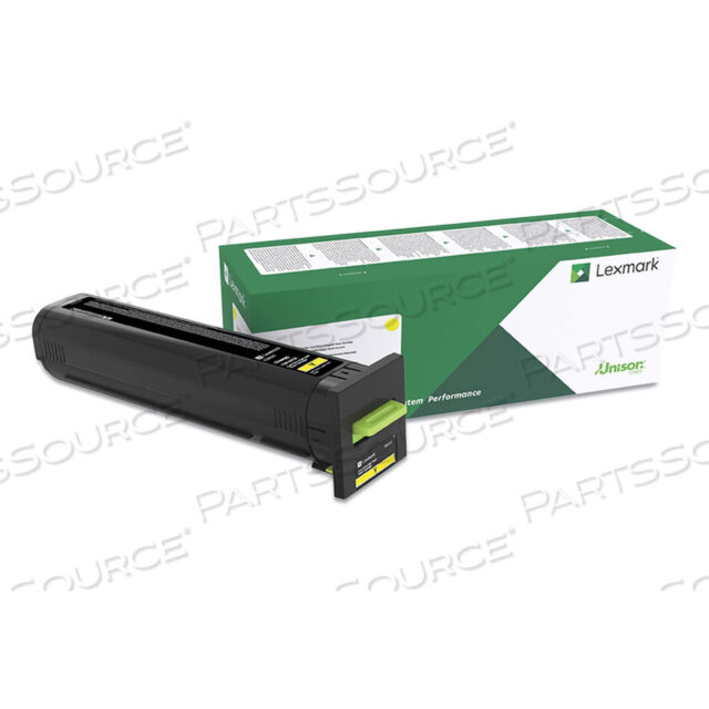 OEM#: 82K0XYG82K0XYG ПРОГРАММА ВОЗВРАТА ТОНЕР СВЕРХВЫСОКОЙ ЕМКОСТИ, РЕСУРС 22 000 СТРАНИЦ, ЖЕЛТЫЙ от Lexmark