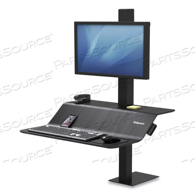 OEM#: 8080101LOTUS VE РАБОЧАЯ СТАНЦИЯ ДЛЯ РАБОТЫ СИДЯ-СТОЯ, 29 X 28,5 X 27,5 ДО 42,5, ЧЕРНАЯ от Fellowes