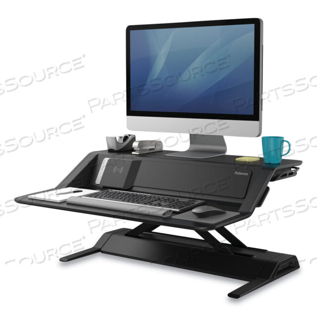OEM#: 8080301LOTUS DX РАБОЧАЯ СТАНЦИЯ ДЛЯ РАБОТЫ СИДЯ-СТОЯ, 32,75 X 24,25 X 5,5 ДО 22,5, ЧЕРНАЯ от Fellowes