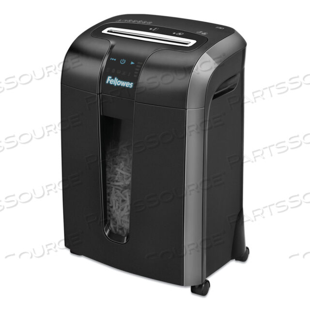 POWERSHRED 73CI 100% ЗАЩИЩЕННЫЙ ОТ ЗАМЯТИЙ ПОПЕРЕЧНЫЙ ШРЕДЕР, ВМЕСТИМОСТЬ 12 ЛИСТОВ В РУЧНОМ РЕЖИМЕ
