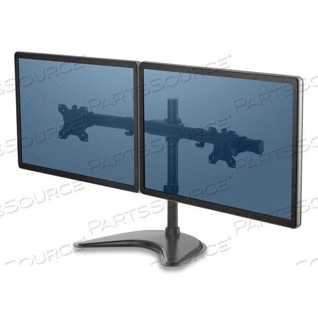 OEM#: 8043701ПРОФЕССИОНАЛЬНАЯ СЕРИЯ ОТДЕЛЬНОСТОЯЩАЯ ДВУХГОРИЗОНТАЛЬНАЯ КРОНШТЕЙН ДЛЯ МОНИТОРОВ, ДЛЯ 30 МОНИТОРОВ, 35,75 X 11 X 18,25, ЧЕРНАЯ, ПОДДЕРЖИВАЕТ 17 ФУНТОВ от Fellowes